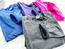 Mineral Washed Long sleeve Crews (boyfriend fit oversized)
