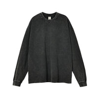 Mineral Washed Long sleeve Crews (boyfriend fit oversized)