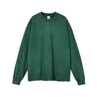 Mineral Washed Long sleeve Crews (boyfriend fit oversized)