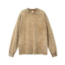 Mineral Washed Long sleeve Crews (boyfriend fit oversized)