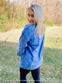 Mineral Washed Long sleeve Crews (boyfriend fit oversized)