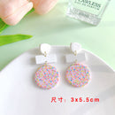 Spring Clay Drop Studs