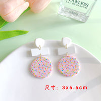 Spring Clay Drop Studs
