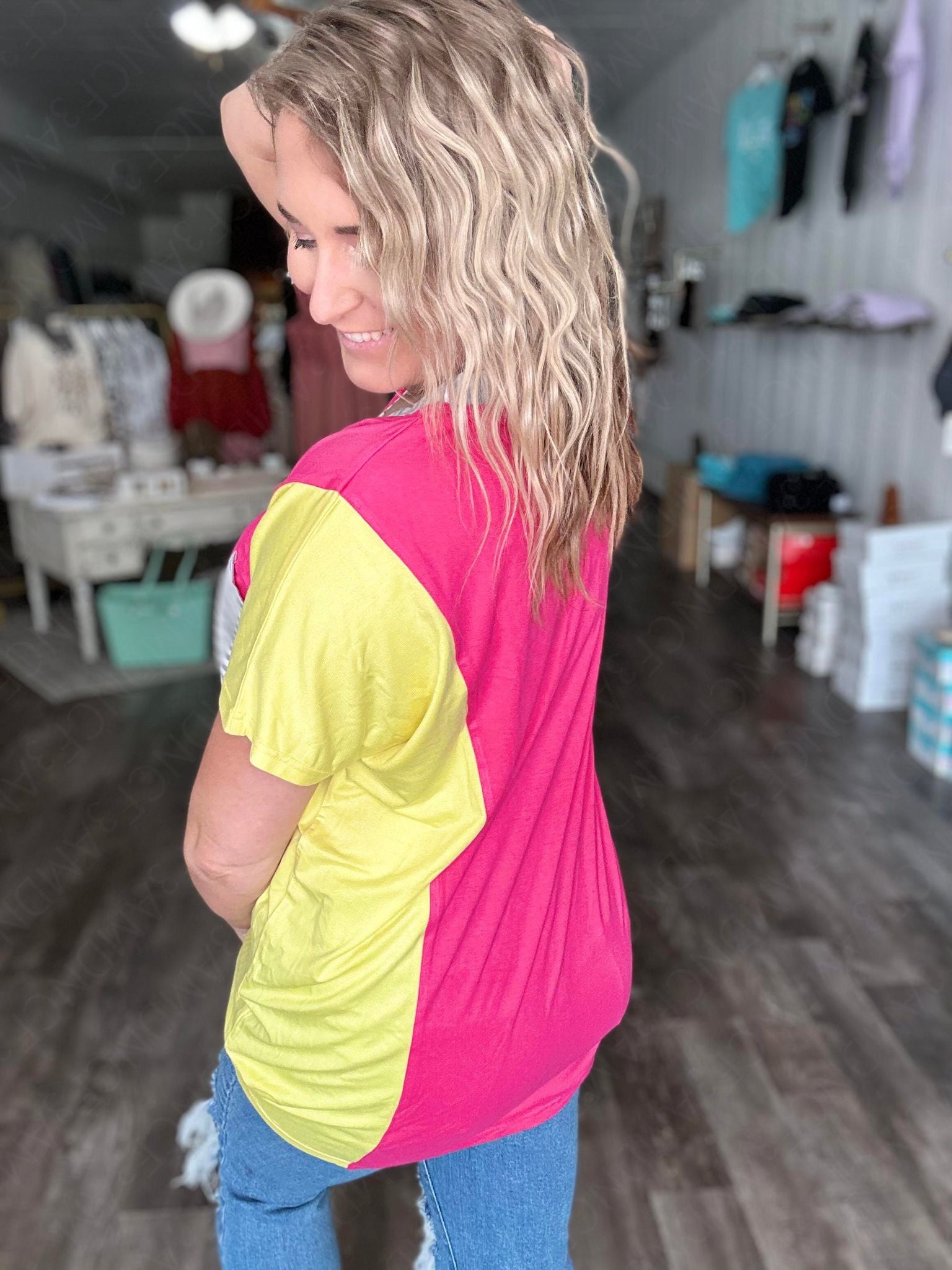 The Sun-drenched Colorblock Tee