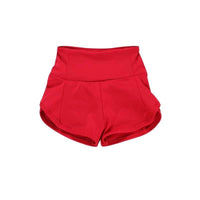 MAMA and ME Solid Color Athletic Shorts-