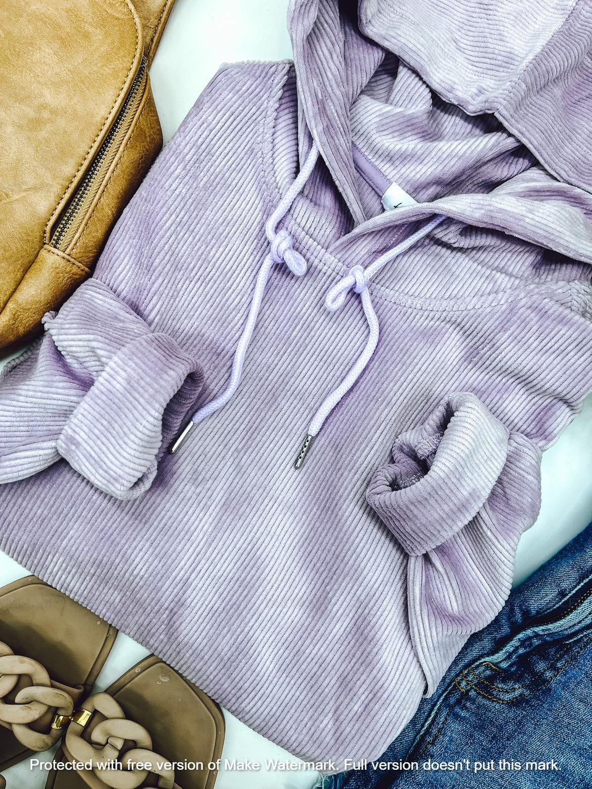 THE CHARLIZE CORDUROY HOODIE