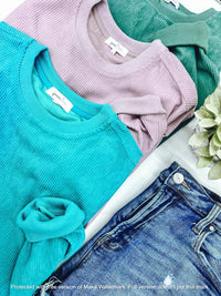 WOMENS BLANK CORDED CREWS