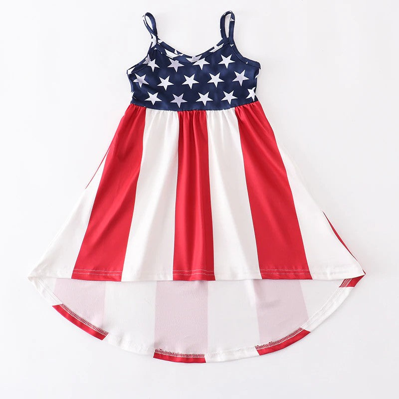 Mommy and me High Low Flag Dress