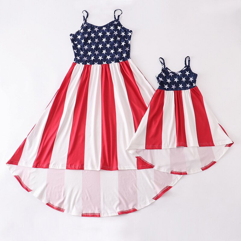 Mommy and me High Low Flag Dress