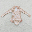Girls Long Sleeve Rainbow Swims-
