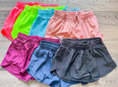 Draw String Womens Shorts