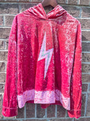Aella Lighting bolt hooded pullover-