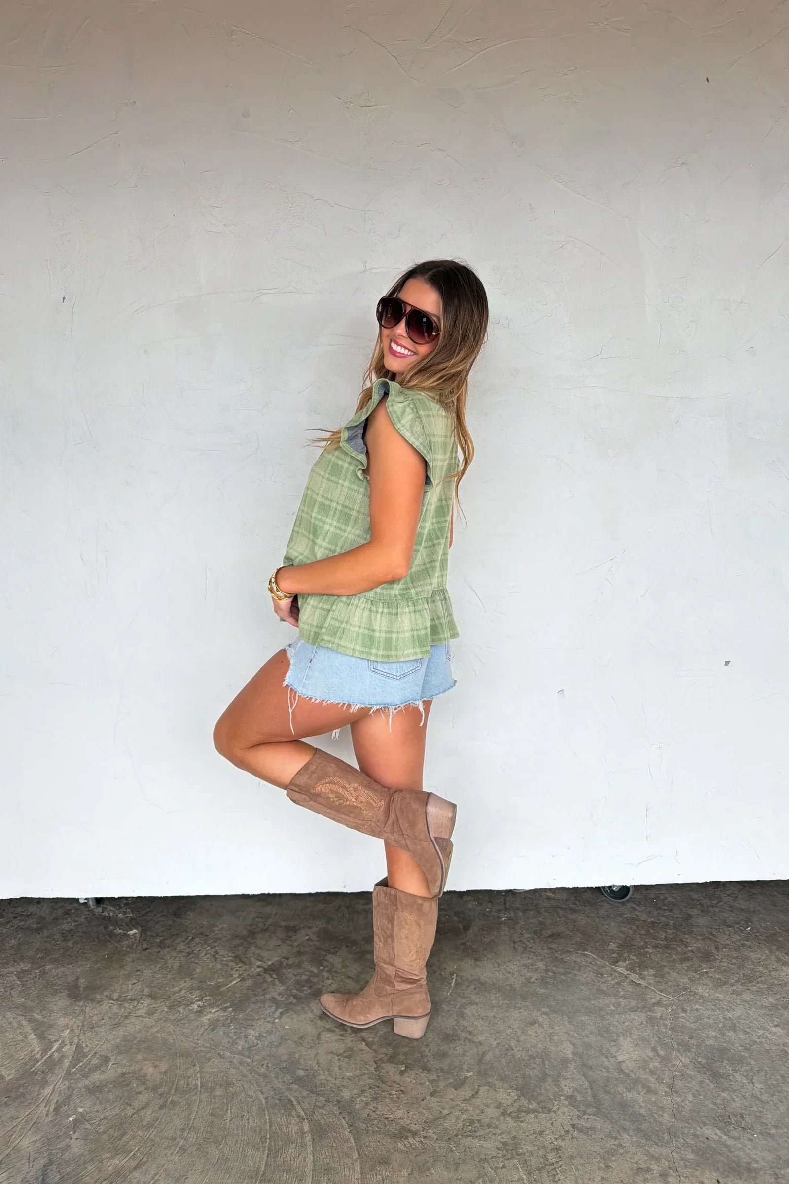 PREORDER: Molly Tie Front Denim Vest