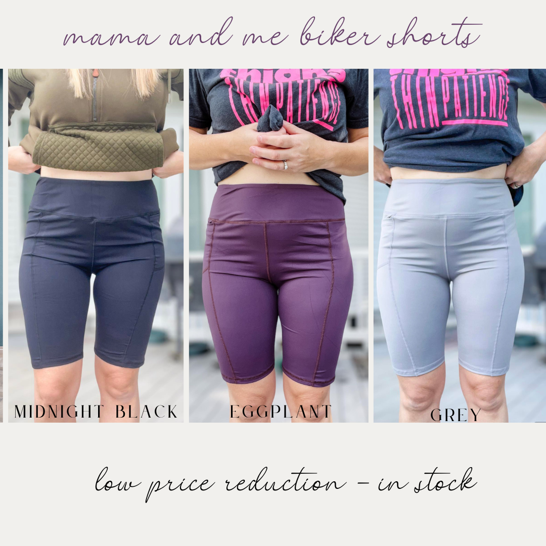 Mama and Me Biker Shorts