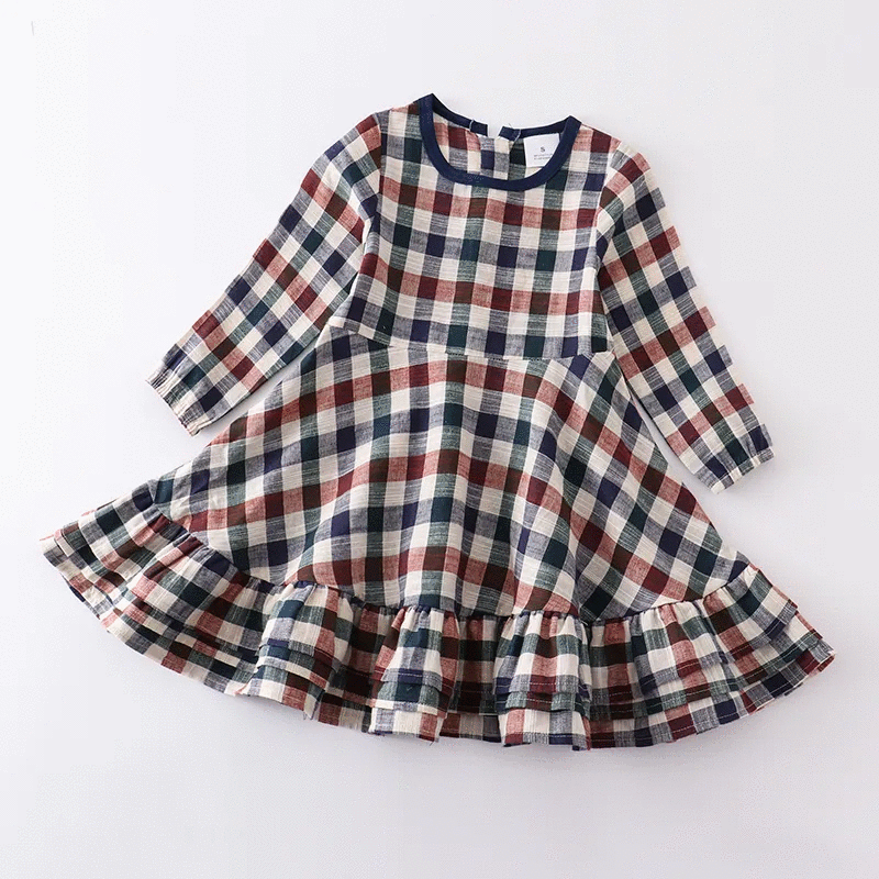 Plaid girls dress or Plaid Boys shirt