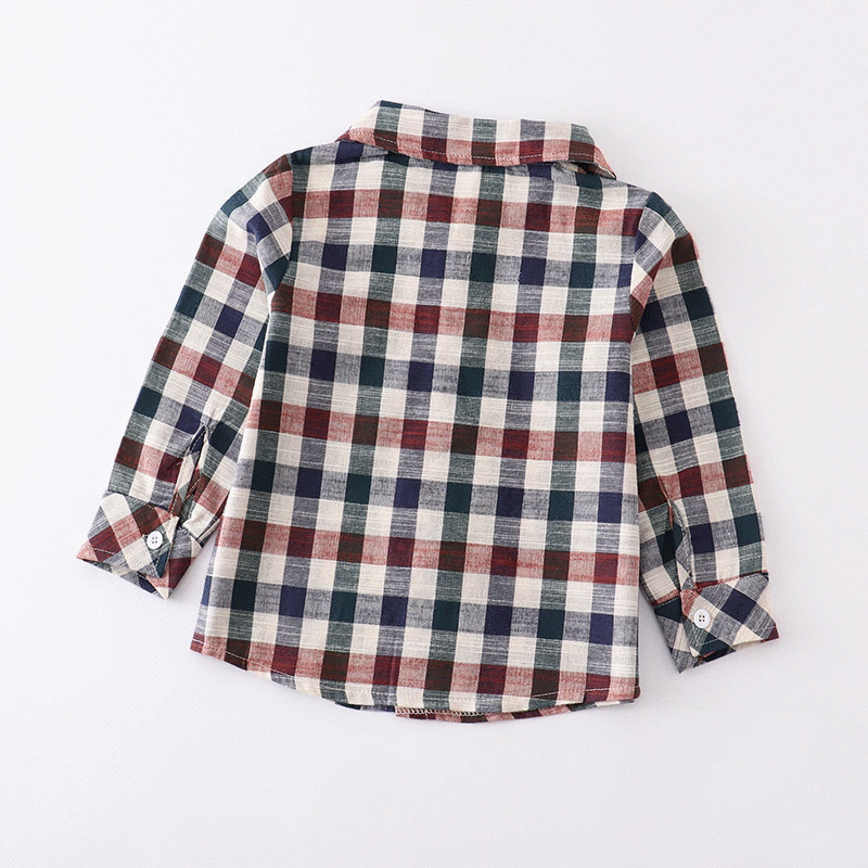Plaid girls dress or Plaid Boys shirt