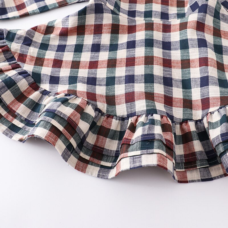 Plaid girls dress or Plaid Boys shirt