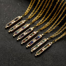 Natural Stone Healing Pendant Necklace