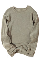 Corded Tunic Sweatshirt