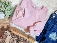 WOMENS BLANK CORDED CREWS