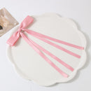 Long Satin Hair Bow
