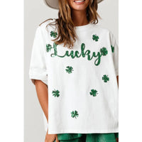 Sparkle Clover and Lucky Tee