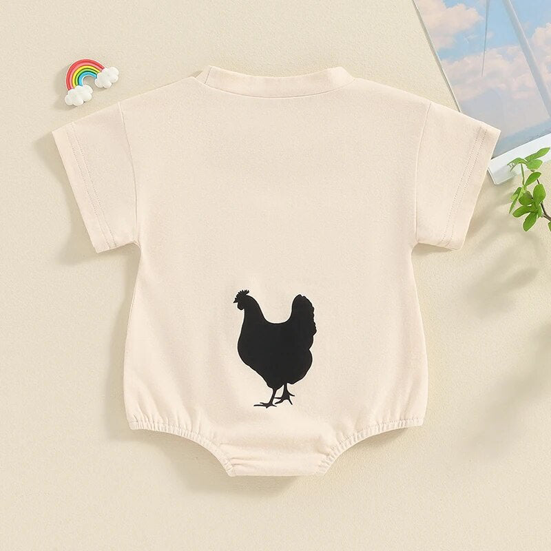 "Guess what? Chicken butt" bodysuit-