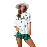 Sparkle Clover and Lucky Tee