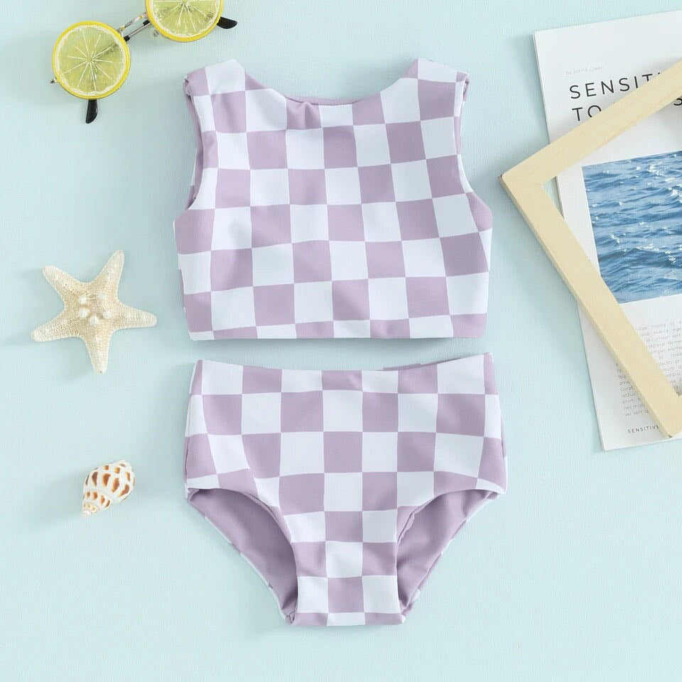 Kai Checkered Reversible Swim