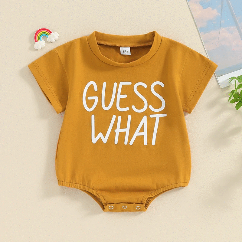 "Guess what? Chicken butt" bodysuit-