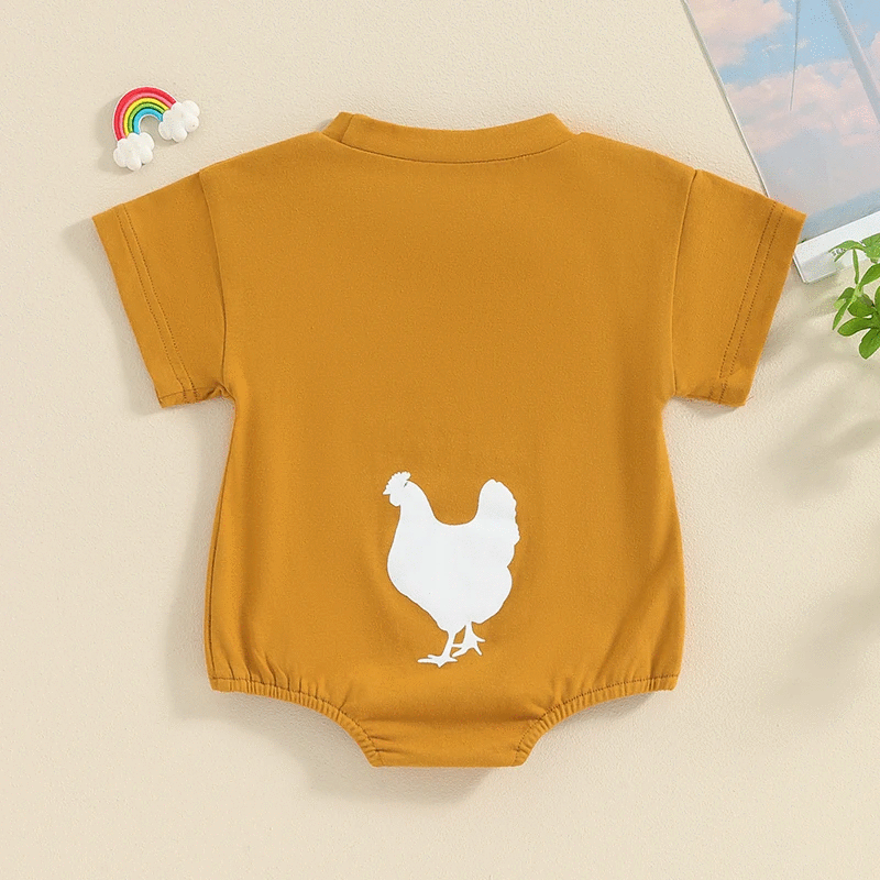 "Guess what? Chicken butt" bodysuit-