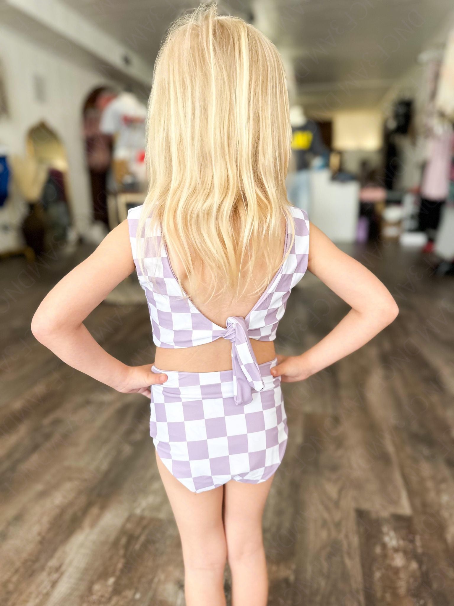 Kai Checkered Reversible Swim