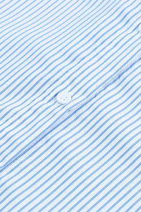 Stripe Shirred Cuff Shirt