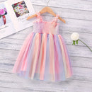 The Aubrey Multi Color Tulle Dress