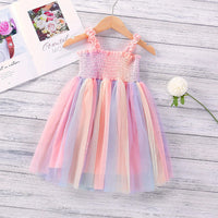 The Aubrey Multi Color Tulle Dress