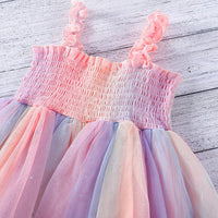 The Aubrey Multi Color Tulle Dress