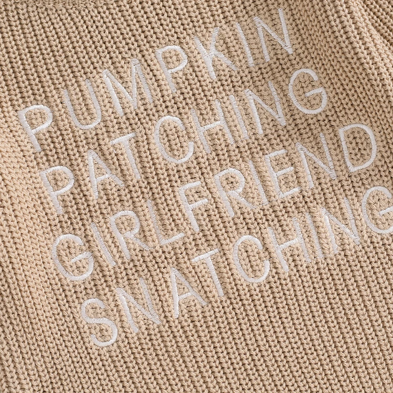 Pumpkin Patch Knit Onesie