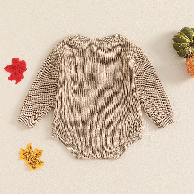 Pumpkin Patch Knit Onesie