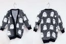 Mommy and Me Fuzzy Halloween Cardi