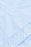 Stripe Shirred Cuff Shirt