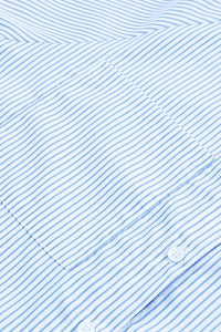 Stripe Shirred Cuff Shirt