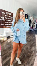 The Loki Ribbed Long Sleeve and Skort Set