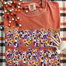 Floral Spooky Season Words Soft Graphic Tee