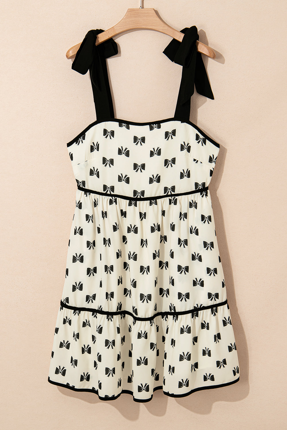 Black and White Bow Dress
