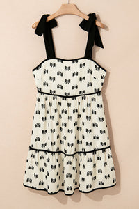 Black and White Bow Dress