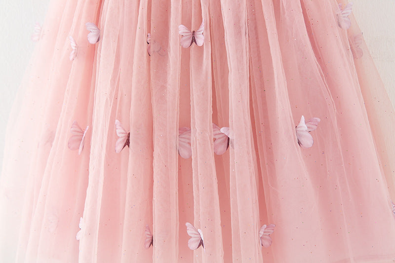 Butterfly & Flower Tulle Twirl Dress