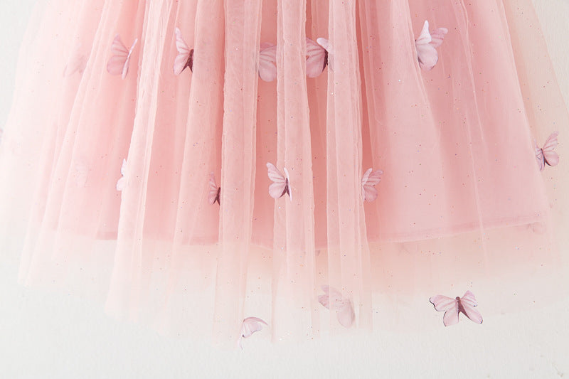 Butterfly & Flower Tulle Twirl Dress