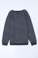 Corded Tunic Sweatshirt