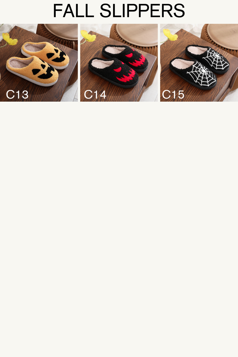 Fall Slippers
