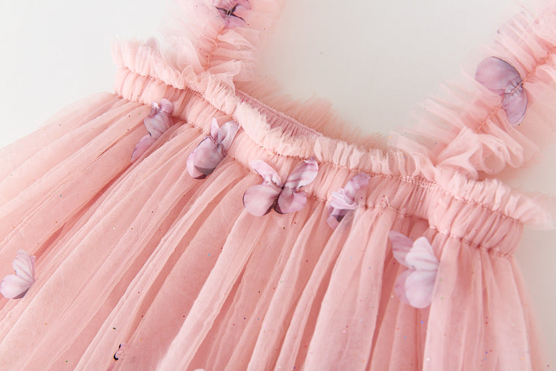 Butterfly & Flower Tulle Twirl Dress